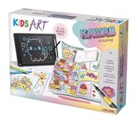 Lisciani - Kids Art Kawaii Academy - Kit de Dibujo para niños Mayores de 7 años - Aprende a Dibujar Estilo Kawaii - Tablet LCD de 12 Pulgadas y Pluma Fude - Guía Paso a Paso con Libro de ilustración