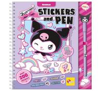 Lisciani - Kuromi - Libro de Actividades con +200 Pegatinas - Desde 6 Años