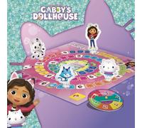 Lisciani - LA CASA DE MUÑECAS DE Gabby Super Juego - Actividad Educativa para Niños a Partir de 3 años - Inspirado en el clásico Juego de la Oca - Favorece la Coordinación y la Memoria