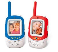 Lisciani - La Patrulla Canina - 2 Walkie Talkies Vídeo - Desde 5 Años | Pantalla y Cámara Integradas - Audio y Vídeo - Micrófono y Altavoz - Cambio de Voz - Efectos Divertidos - Comunicación Fácil