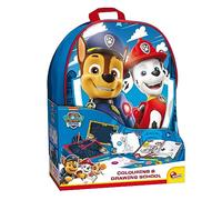 Lisciani - La Patrulla Canina - Mochila Escuela de Dibujo - Desde 3 Años | Mochila Escuela de Dibujo - 4 Pizarras y 6 Rotuladores de Color - Pupitre, Tizas y Pegatinas - Creatividad e Imaginación