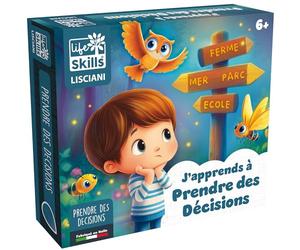 Lisciani Life Skills - Aprendo a tomar decisiones - Juego de toma de decisiones para niños a partir de 4 años - con 1 bandeja + cartas + fichas - Desarrolla estrategia, autonomía y lógica de los niños