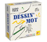 Lisciani Ludoteca Dibujo Palabra - Juego de dibujos y adivinanzas para niños de 8 años - Juego de cartas de ambiente para dibujar y adivinar con fieltro borrable - Juegos creativos - 4+ jugadores