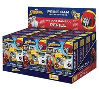 Lisciani - Marvel Spider-Man - Recambios para Print Cam - Desde 5 Años | Rollos para Cámara Instantánea - Marcos Decorativos Incluidos - Seguir Imprimiendo e Imaginación - Concentración y Paciencia