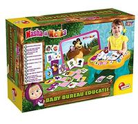 Lisciani - Masha y Michka Baby Bureau Educative - Estuche de Juegos educativos para niños a Partir de 2 años - FR78042