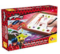 Lisciani - MIRACULOUS - Kit de Dibujo con Tableta Luminosa de Lady Bug - Manualidades Creativas para Niños a Partir de 5 Años - Papel de Calcar + Modelos + Plantillas + Pegatinas para Dibujar