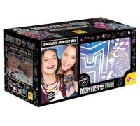 Lisciani - MONSTER HIGH - JOYAS ESPANTOSAS - Bolsa de Joyas con Kit - Accesorios de Moda - Kit de Creación de Joyas - Crea Collares y Pulseras - Para Niños de 5 años en adelante