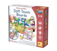 Lisciani - Montessori Baby - Tablas de Actividades Colgables - Desde 1 Año | Juego de Encaje para Bebé - Formas por Insertar y Reencontrar - Lógica, Motricidad y Habilidad Manual - Fijación Sencilla