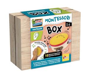 Lisciani - Montessori Box: Audición - Kit Sensorial de Escucha para Niños - Descubrimiento de Sonidos - Despertar Auditivo - Experimentos Científicos para Niños - Desde 3 Años en Adelante