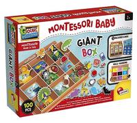 Lisciani - MONTESSORI - Caja Gigante - Juego Educativo - Fondo Intercambiable - Muchas Actividades - Clasificación de Objetos - Para Niños a partir de 2 años