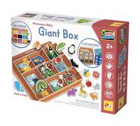 Lisciani - Montessori - La Caja Gigante de Clasificación - Desde 2 Años | Caja Gigante de Clasificación - Fondos Intercambiables de Animales y Objetos - Bandeja Rígida - Lógica y Observación