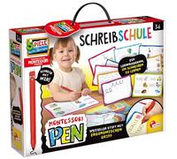 Lisciani MONTESSORI Pen - Escuela de escritura para niños de 3 a 6 años - Aprendizaje motriz - Kit de escritura inspirado en Montessori - Fabricado en Italia - Fomenta el desarrollo creativo