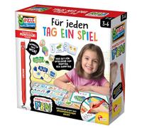 Lisciani Montessori Pen - Juego Educativo para niños de 3 a 6 años - Tarjetas de Aprendizaje con bolígrafo - Escribir Aprender Palabras Números Colores y Emociones - Lógica y Vocabulario