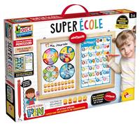 Lisciani Montessori Pen: Super School - Pizarra magnética Montessori para niños a partir de 3 años - Formato Maxi - Bolígrafo ergonómico - Aprendizaje divertido - Fomenta la exploración - Fabricado en