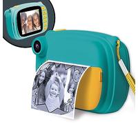 Lisciani - Print Cam - Cámara Instantánea Infantil Hi-Tech - Desde 5 Años | Aparato Educativo Instantáneo - Pantalla en Color de 4 Pulgadas y Modo Selfie - Marcos y Pegatinas - 180 Fotos Imprimibles