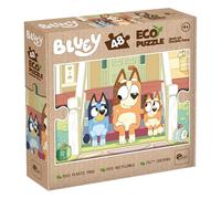 Lisciani - Puzzle BLUEY - Puzzle de 48 Piezas de Doble Cara para Niños a Partir de 4 Años - Dorso para Colorear - 25x35 cm - Actividad Manual BLUEY - 100% Reciclable - Regalo de Cumpleaños