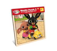 Lisciani - Puzzle de Madera BING - Para Niños a Partir de 1 Año - 9 Piezas de Madera - Puzzle Fácil de Montar - Piezas Muy Grandes - Motricidad Fina - Desde 12 Meses