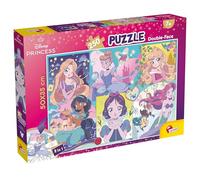 Lisciani - Puzzle Manga PRINCESAS DISNEY - Puzzle 250 piezas doble cara niños 7+ - Formato 50x35 - Reverso de color - Actividad creativa - Juego educativo - Regalo de cumpleaños