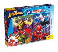 Lisciani - Puzzle Spider-Man - 250 piezas para niños desde 7 años - Puzzle doble cara para colorear con ilustración en el reverso - Formato 50 x 35 cm - Marvel Spider-Man - Actividad creativa infantil