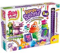 Lisciani SLUMI Science - Juego de Limo y Squishy 2 en 1 para niños a Partir de 7 años, Kit de experimentos DIY con Accesorios, Juguete Creativo para jóvenes científicos