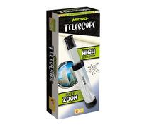 Lisciani - SOY UN GENIO - Micro-Telescopio - Juguete científico niños 7+ - Telescopio portátil de alta resolución - Zoom 8x - Experimentos educativos - Regalo de cumpleaños