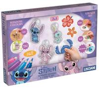 Lisciani - Stitch & Angel - Kit Decoración Ventanas 2 en 1 - Desde 5 Años