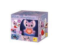 Lisciani - Stitch & Angel - Lámpara Angel para Pintar - Regalo +5 Años | Kit Creativo Disney Stitch & Angel - Lámpara para Pintar - 6 Colores - Decoración con Luz - Manualidades - Desde 5 Años
