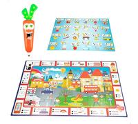 Lisciani - CAROTINA - Happy English - Bolígrafo parlante y luminoso - Aprende inglés mediante cuestionarios - Juego educativo electrónico - Para niños de 3 a 6 años - Fabricado en Italia