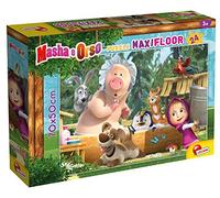 Liscianigiochi 86092 - Maxi Puzzle de Masha y el Oso de 24 piezas - Puzle para niños a partir de 3 años