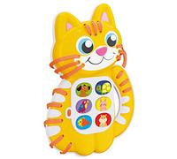 Liscianigiochi- Animales Montessori el Gatito parlante, Color Amarillo (80199)