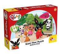 Liscianigiochi - BING GIANT FLOOR Mega Puzzle 24 PCS 70x50 cm - Vamos Bing! Juego educativo para niños de 1 á 4 años (74709)
