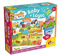 Liscianigiochi Carotina Baby Logic Florero 3D + Puzzles-El Prado-Juego Educativo para niños a Partir de 2 años, Multicolor (92550)