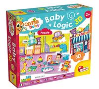 Liscianigiochi Carotina Baby Logic Tienda de Juguetes 3D + Puzzles-Juego Educativo para niños a Partir de 2 años, Multicolor (92543)