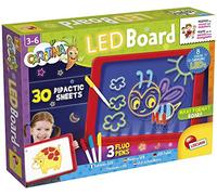 Liscianigiochi - Carotina Pizarra LED con fichas didácticas - Juego educativo preescolar para niños a partir de 3 años