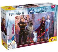Liscianigiochi - Disney - 73399 - Puzzle - 2 en 1 - Doble Cara - Supermaxi - 108 Piezas - Frozen - Figuras Infantiles - Puzzle Disney