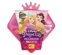 Liscianigiochi Disney Princess set de brazaletes y collares con accesorios, Incluye joyero en forma de corona con cuentas, Cordones y abalorios para crear tus propias joyas (47882)