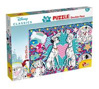 Liscianigiochi Disney Puzzle DF M-Plus 24 CARICA DEI 101 | Rompecabezas Robusto de Iniciación - Reverso por Colorear, Decoración Libre - Construcción y Reflexión - Mide 35 x 25 cm