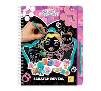 Lisciani - LA CASA DE MUÑECAS DE GABBY - Bloc de notas A-MEOW-ZING para niños 4+ -44 páginas con bolígrafo - Aprende a dibujar - Colorear para niños -Idea de regalo de GABBY DOLLHOUSE