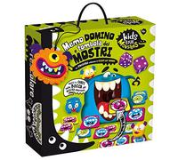 Liscianigiochi - Kids Love Monsters Domino Tombola y Memo de Monstruos Juego, Multicolor, 82735