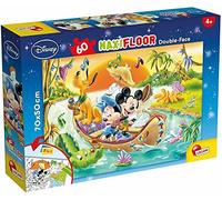 Liscianigiochi- Lisciani - Puzzle Doble Cara 60 pcs 70x50 cm Disney Mickey, Piezas (42663), 48205