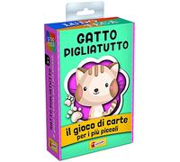 Liscianigiochi, Ludoteca Las Cartas de los niños Gato Piglia Todo Juego de Mesa, Multicolor, 85774