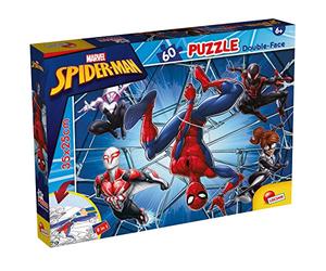 Liscianigiochi - Marvel Puzzle DF M-Plus 60 Spiderman, Multicolor (99634)