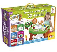 Liscianigiochi Mesa Auxiliar Muy Activa con 30 Juegos, Kit Preescolar Rico, Multicolor, 97128