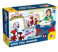 Liscianigiochi Spidey Super Desk EDUGAMES | Puesto de Juegos Educativos - Actividades de Lógica y Creatividad - Observación y Motricidad Fina - Más de 10 Contenidos
