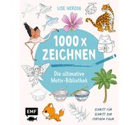Lise Herzog Die ultimative Motiv-Bibliothek - 1000 x zeichnen: Sch (Tapa blanda)