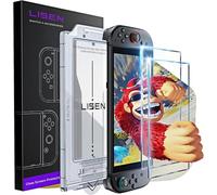 LISEN 2 Piezas Protector Pantalla Switch 2 Model 2025, Incluye Kit de Alineación Automática de Fácil Instalación, Dureza 9H, Cobertura de Pantalla Completa, Antirreflejo, Ultra HD