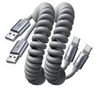 LISEN Cable USB A USB C, Negro