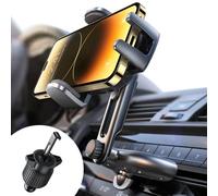 LISEN Handyhalterung Auto CD Schlitz Handyhalter CD, KFZ-Handyhalterung Lüftung & CD Schlitz, 360° Drehung Ein-Knopf-Release, Autohalterung Handy für iPhone 15 Pro MAX 13 12 11 Samsung S23 Huawei USW