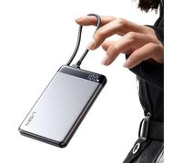 LISEN Powerbank Slim CCC, Powerbank 20000mAh, Powerbank mit Kabel integriert, 22,5W Kompatibel mit iPhone 17/16 Serie, Xiaomi 17 Pro Max, Samsung S25 Serie Reise Flugzeug Essentiell Gadgets