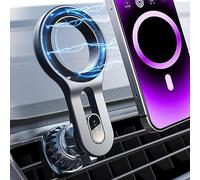 LISEN Soporte Magnetico Movil Coche, [1s Succión] [Agitar Sin Caer] Magsafe, Soporte Movil Coche Iman para iPhone 16 15 14 Pro MAX Galaxy 25 24 Todos Telefono